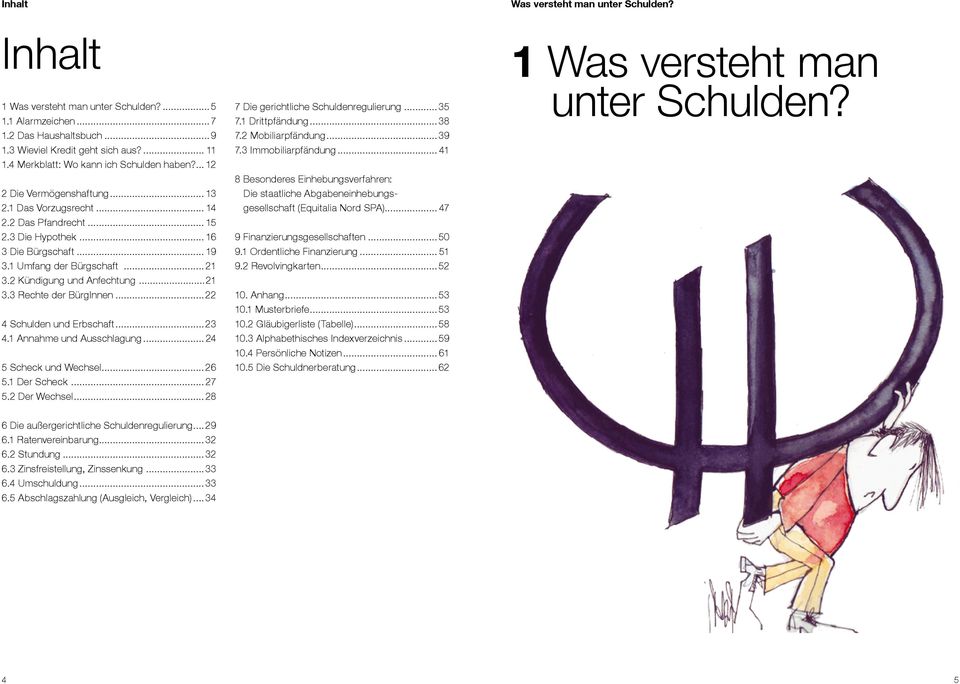 .. 21 3.2 Kündigung und Anfechtung...21 3.3 Rechte der BürgInnen...22 4 Schulden und Erbschaft... 23 4.1 Annahme und Ausschlagung... 24 5 Scheck und Wechsel... 26 5.1 Der Scheck... 27 5.2 Der Wechsel.