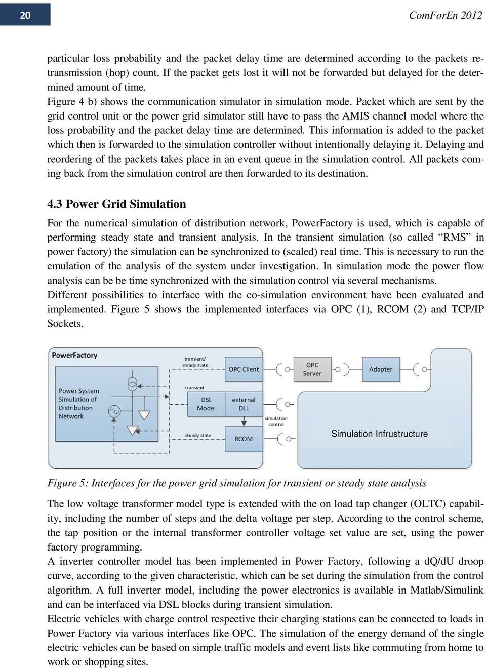 Packet which are sent by the grid control unit or the power grid simulator still have to pass the AMIS channel model where the loss probability and the packet delay time are determined.