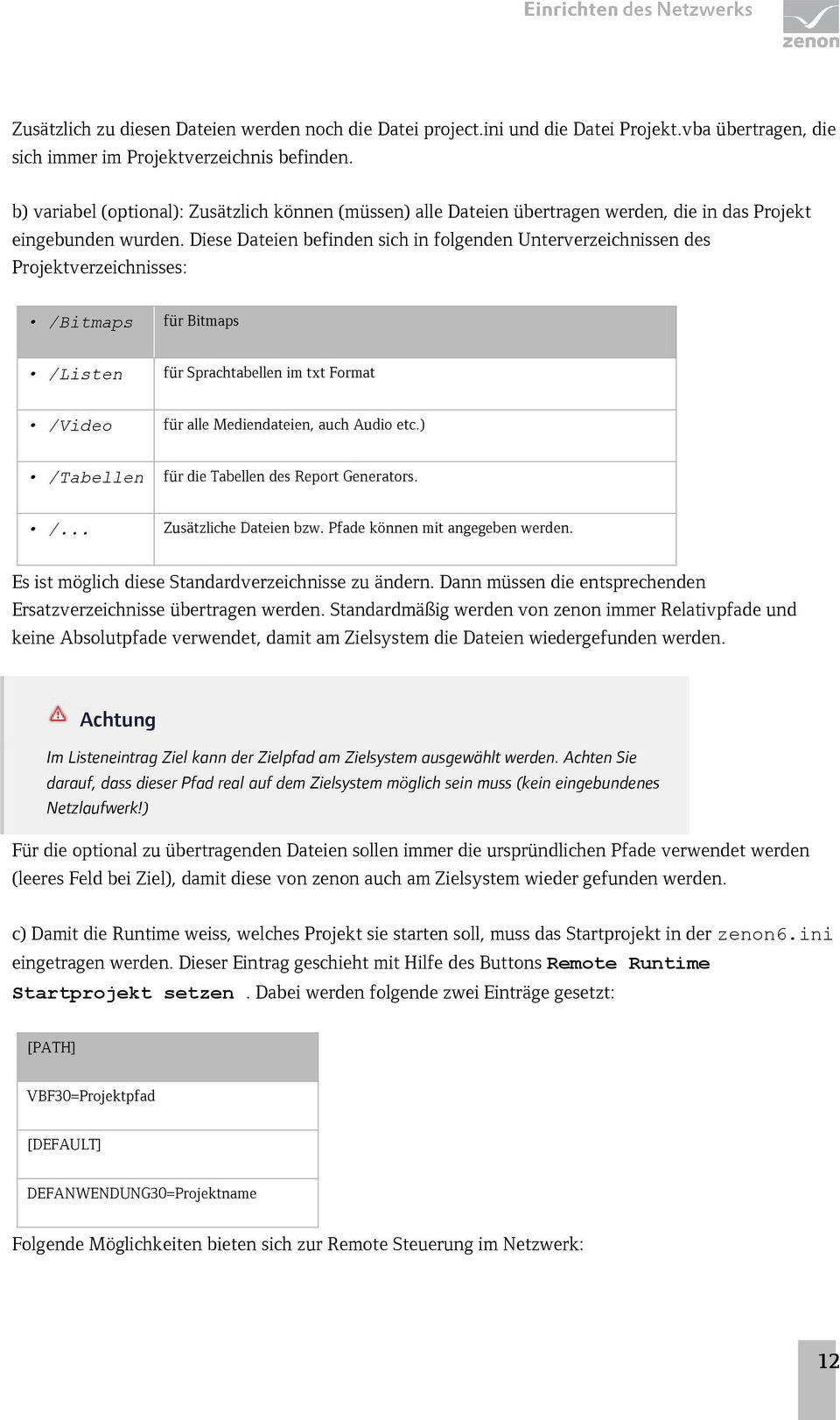 Diese Dateien befinden sich in folgenden Unterverzeichnissen des Projektverzeichnisses: /Bitmaps für Bitmaps /Listen für Sprachtabellen im txt Format /Video für alle Mediendateien, auch Audio etc.