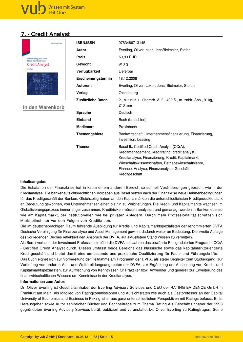 , 910g, 240 mm Buch (broschiert) Praxisbuch Bankwirtschaft, Unternehmensfinanzierung, Finanzierung, Investition, Leasing Basel II.