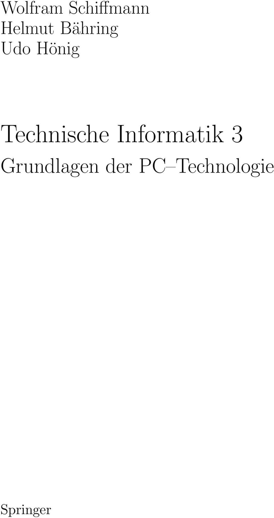 Technische Informatik 3