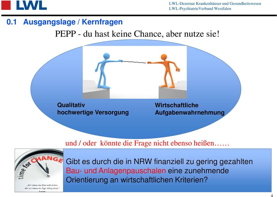 könnte die Frage nicht ebenso heißen Gibt es durch die in NRW finanziell zu gering