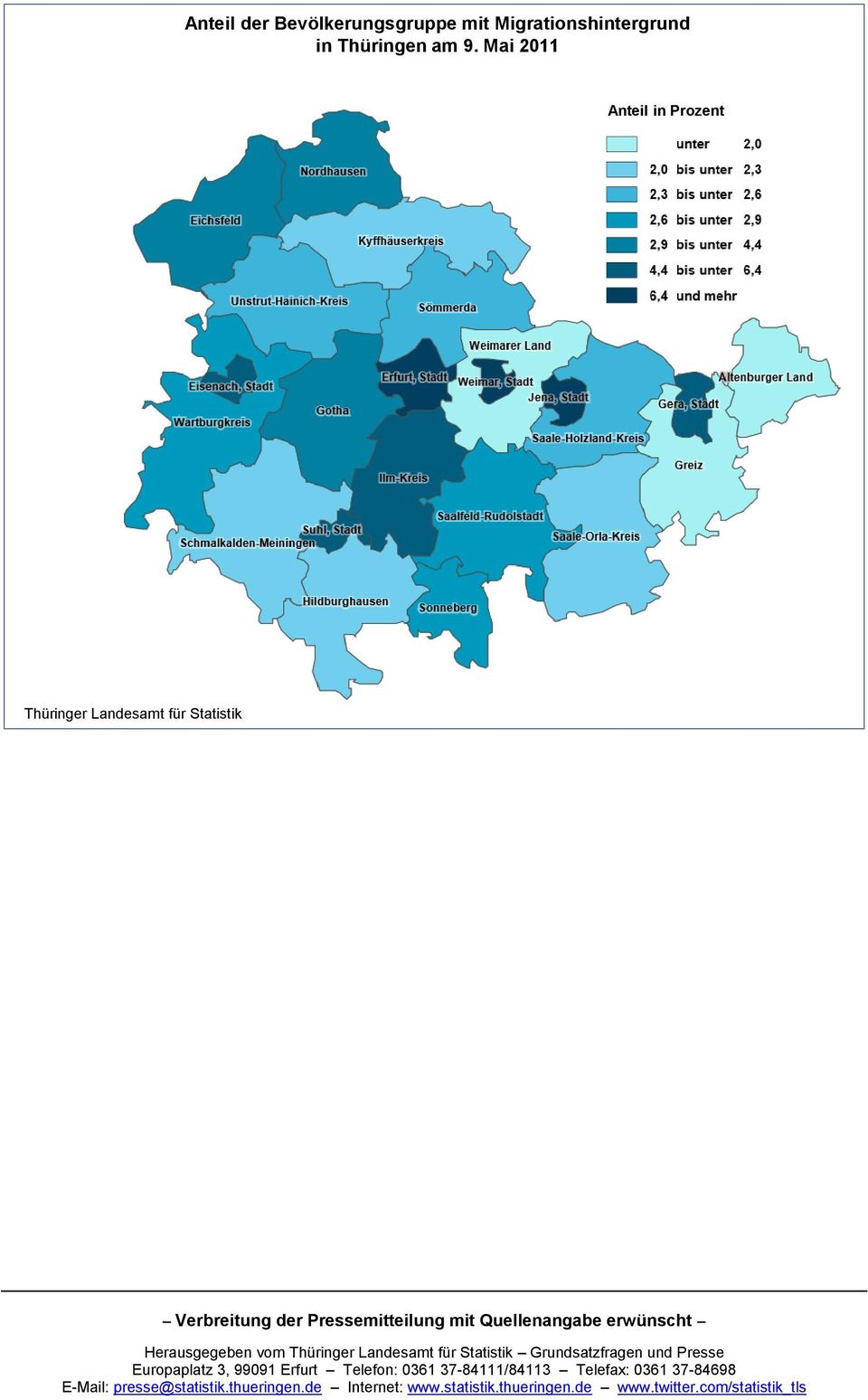 Thüringen am 9.