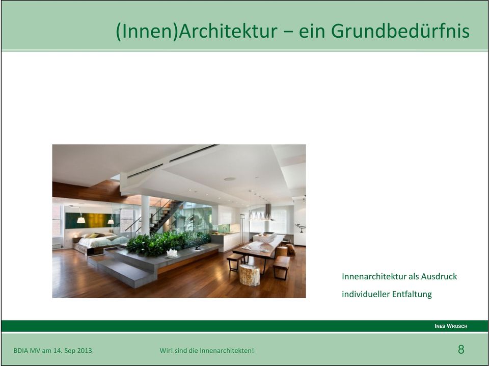 Innenarchitektur als