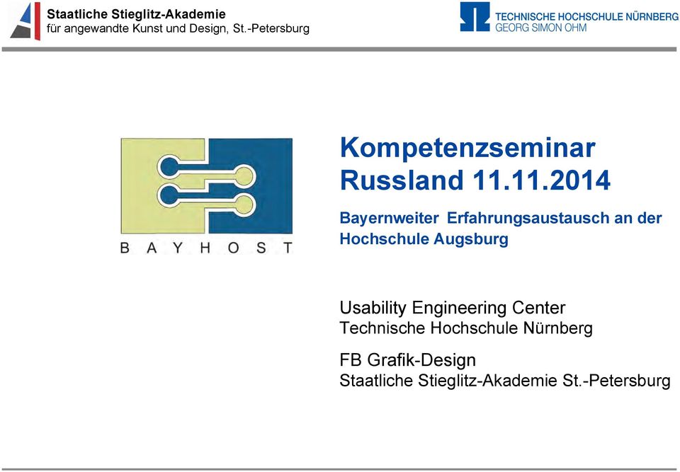 Hochschule Augsburg Usability Engineering Center