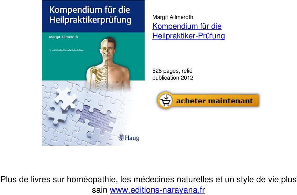2012 Plus de livres sur homéopathie, les médecines