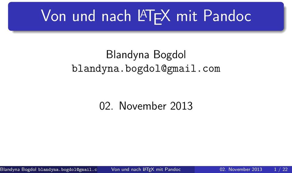 November 2013 Blandyna Bogdol blandyna.