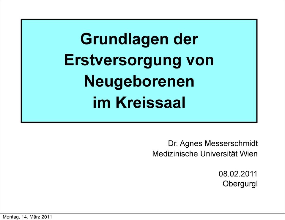 Agnes Messerschmidt Medizinische
