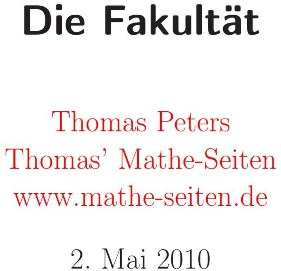 Mathe-Seiten www.