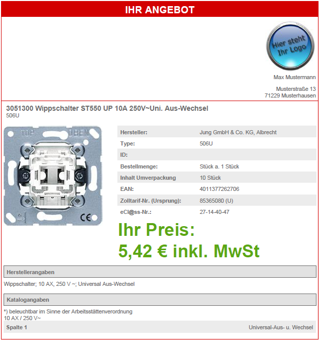 9.2 Das Firmenlogo verwenden Ihr Logo wird im