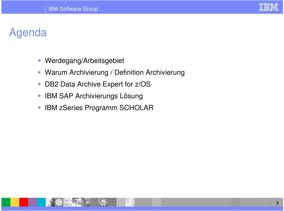 DB2 Data Archive Expert for z/os IBM SAP