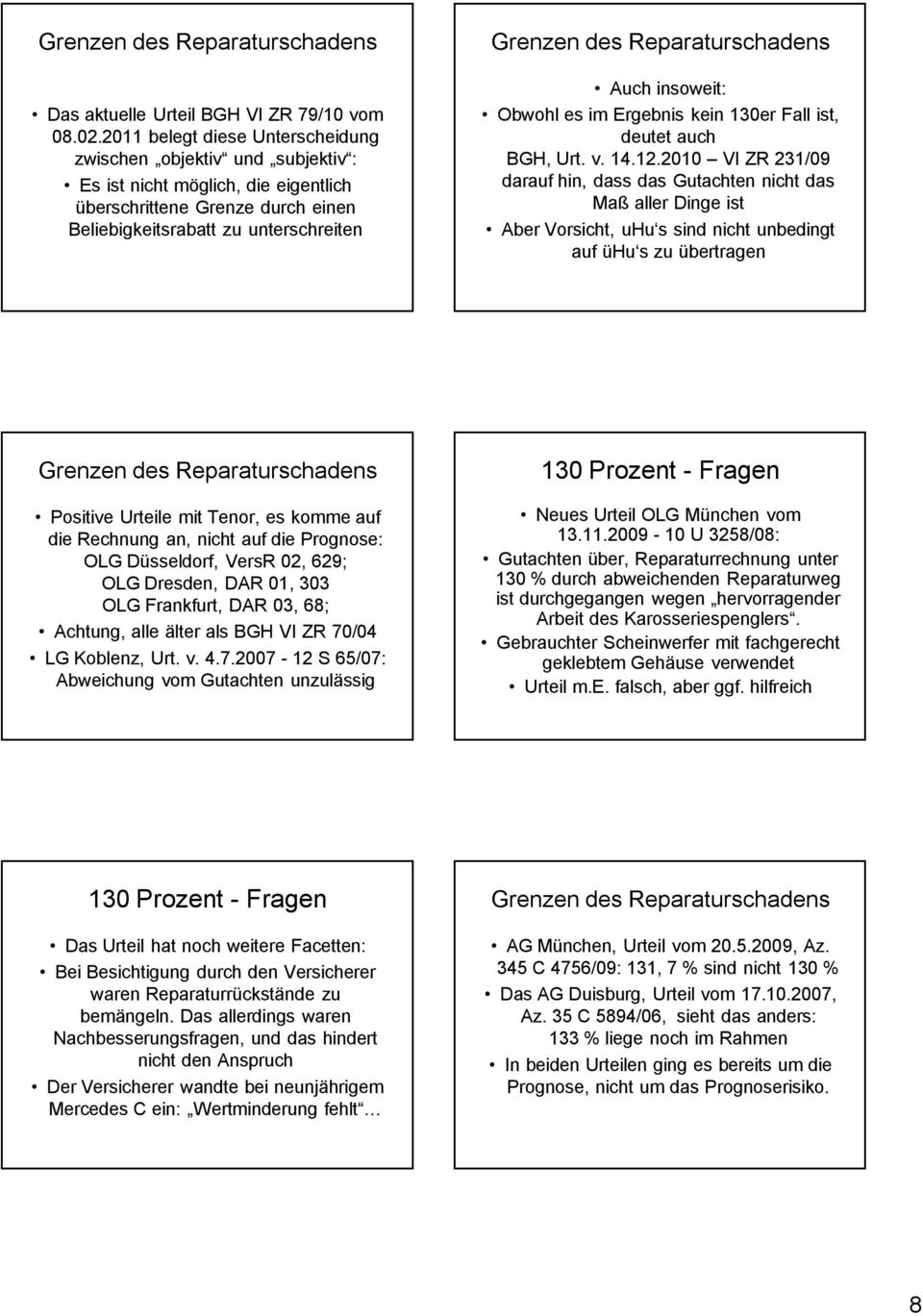 es im Ergebnis kein 130er Fall ist, deutet auch BGH, Urt. v. 14.12.