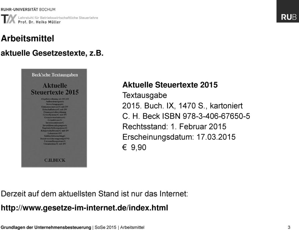 Februar 2015 Erscheinungsdatum: 17.03.