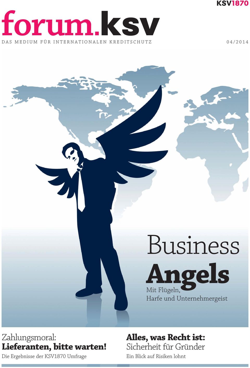 Angels Mit Flügeln, Harfe und Unternehmergeist Zahlungsmoral: