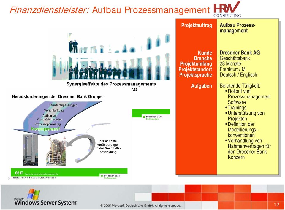 M Deutsch / Englisch Beratende Tätigkeit: Rollout von Prozessmanagement Software Trainings Unterstützung