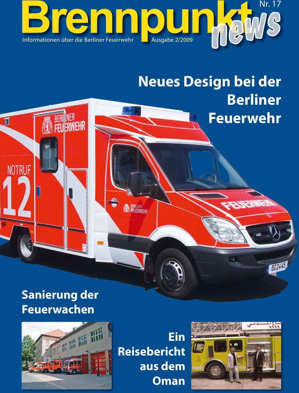 bei der Berliner Feuerwehr Sanierung