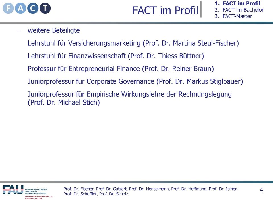 Thiess Büttner) Professur für Entrepreneurial Finance (Prof. Dr.