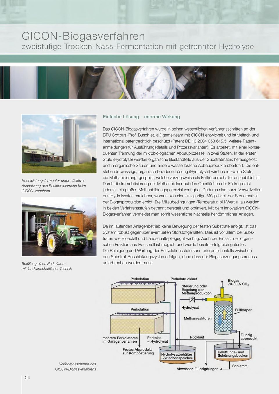 ) gemeinsam mit GICON entwickelt und ist vielfach und international patentrechtlich geschützt (Patent DE 10 2004 053 615.5, weitere Patentanmeldungen für Ausführungsdetails und Prozessvarianten).