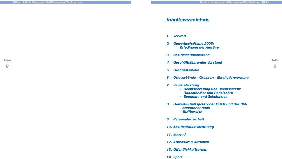 Serviceleistung - Rechtsberatung und Rechtsschutz - Ruheständler und Pensionäre - Seminare und Schulungen 8.