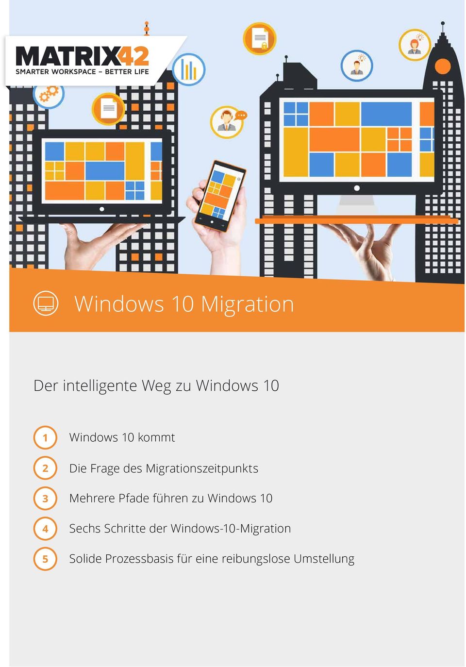 Mehrere Pfade führen zu Windows 10 Sechs Schritte der