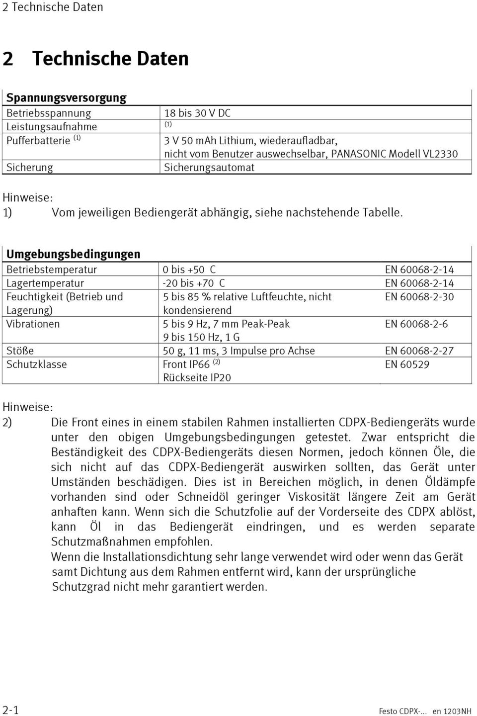 Umgebungsbedingungen Betriebstemperatur 0 bis +50 C EN 60068-2-14 Lagertemperatur -20 bis +70 C EN 60068-2-14 Feuchtigkeit (Betrieb und 5 bis 85 % relative Luftfeuchte, nicht EN 60068-2-30 Lagerung)