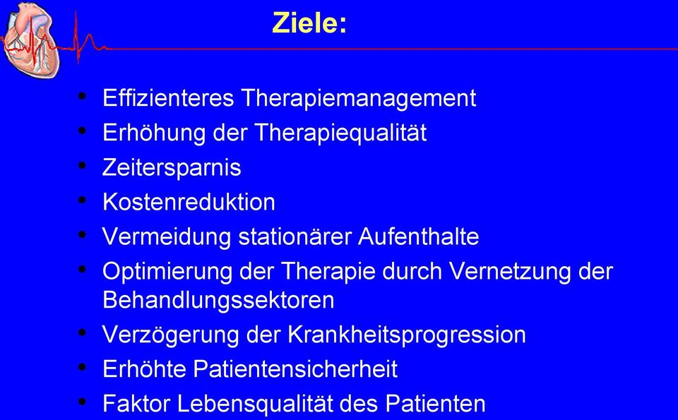 Optimierung der Therapie durch Vernetzung der Behandlungssektoren