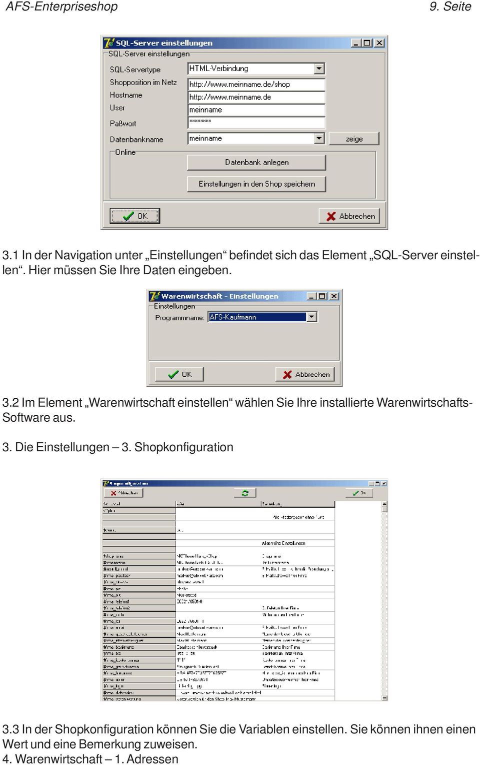 Hier müssen Sie Ihre Daten eingeben. 3.