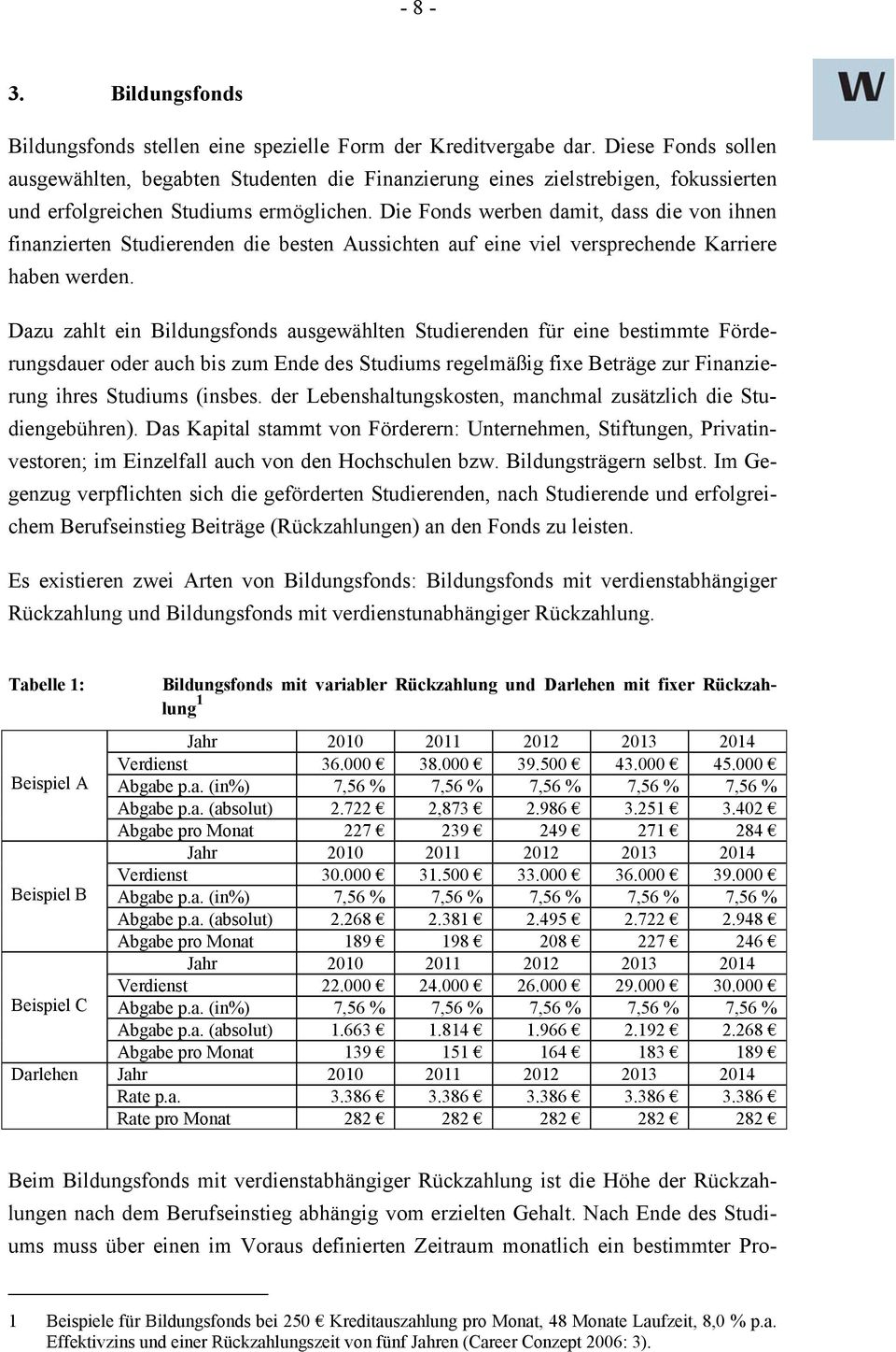 Die Fonds werben damit, dass die von ihnen finanzierten Studierenden die besten Aussichten auf eine viel versprechende Karriere haben werden.