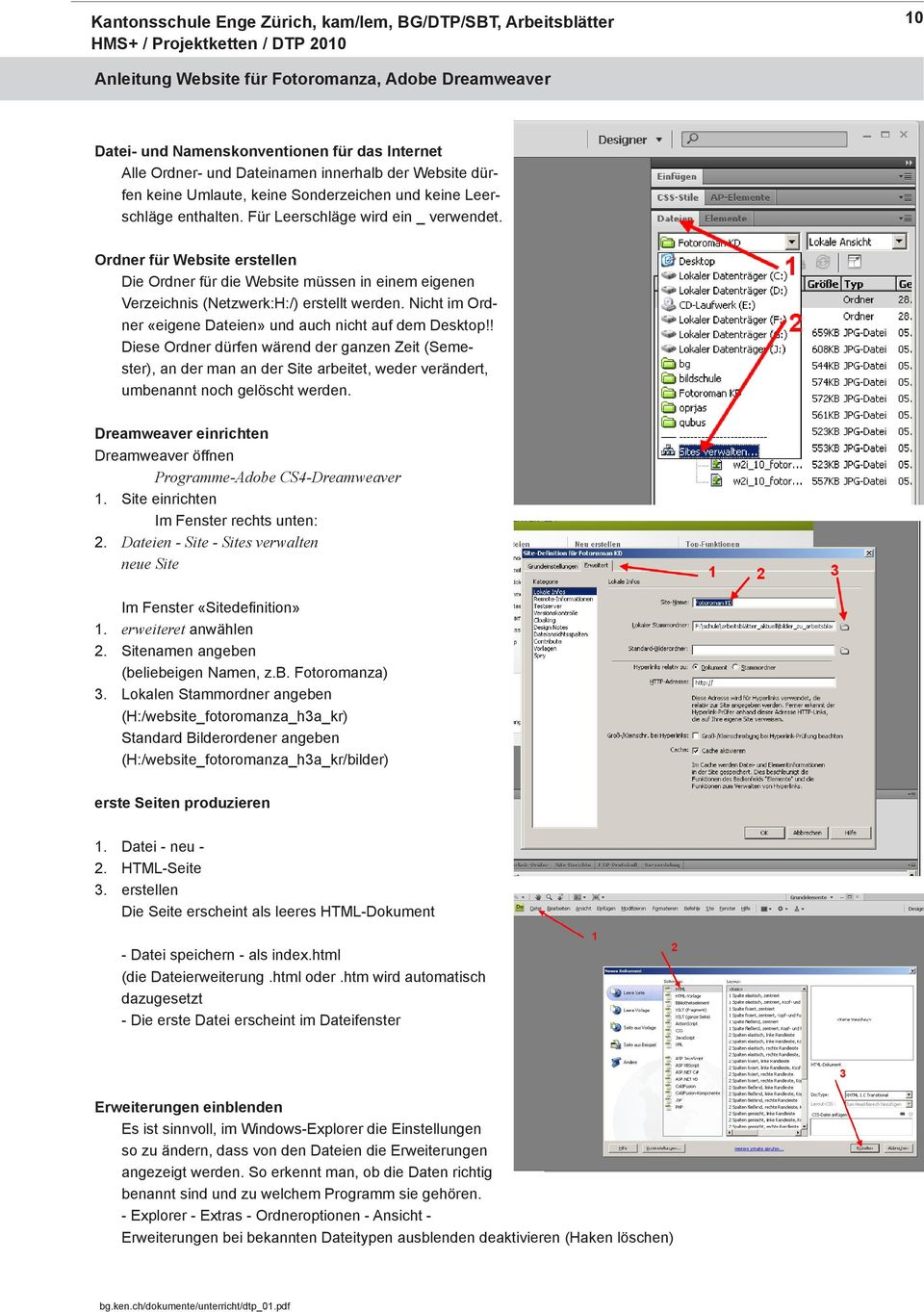 Nicht im Ordner «eigene Dateien» und auch nicht auf dem Desktop!