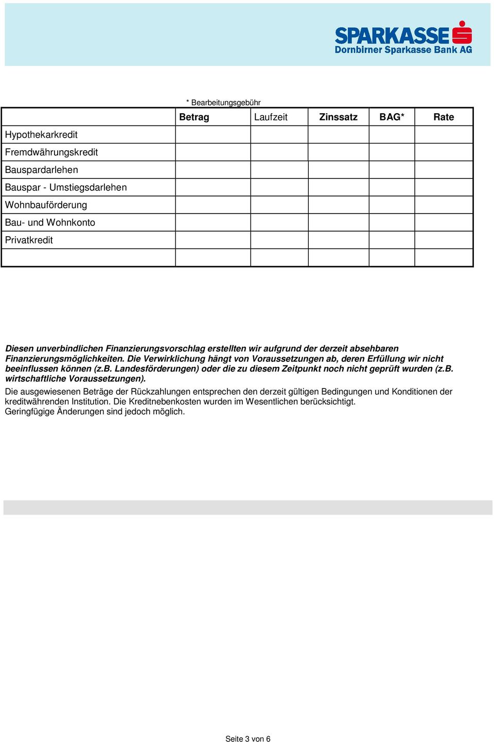 Die Verwirklichung hängt von Voraussetzungen ab, deren Erfüllung wir nicht beeinflussen können (z.b. Landesförderungen) oder die zu diesem Zeitpunkt noch nicht geprüft wurden (z.b. wirtschaftliche Voraussetzungen).