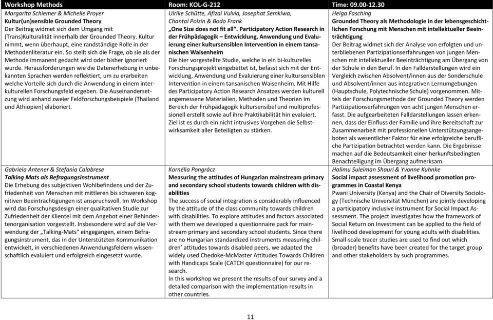 Kultur nimmt, wenn überhaupt, eine randständige Rolle in der Methodenliteratur ein. So stellt sich die Frage, ob sie als der Methode immanent gedacht wird oder bisher ignoriert wurde.