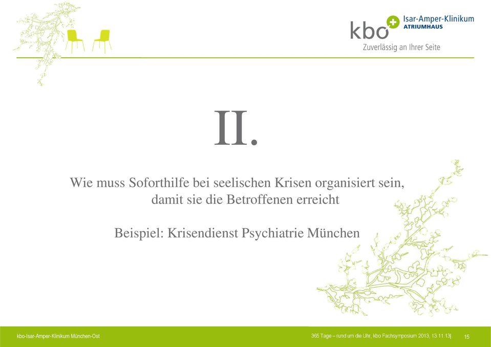Krisendienst Psychiatrie München kbo-isar-amper-klinikum