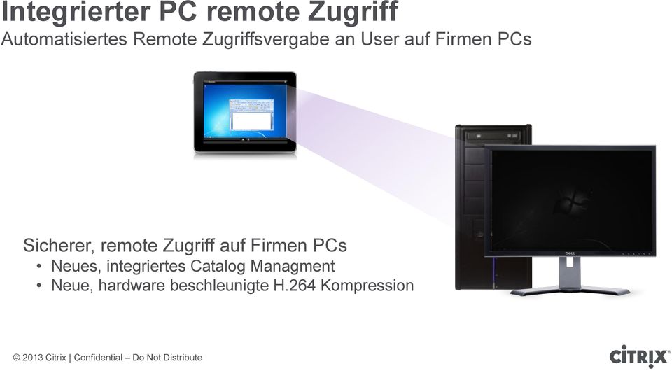 remote Zugriff auf Firmen PCs Neues, integriertes