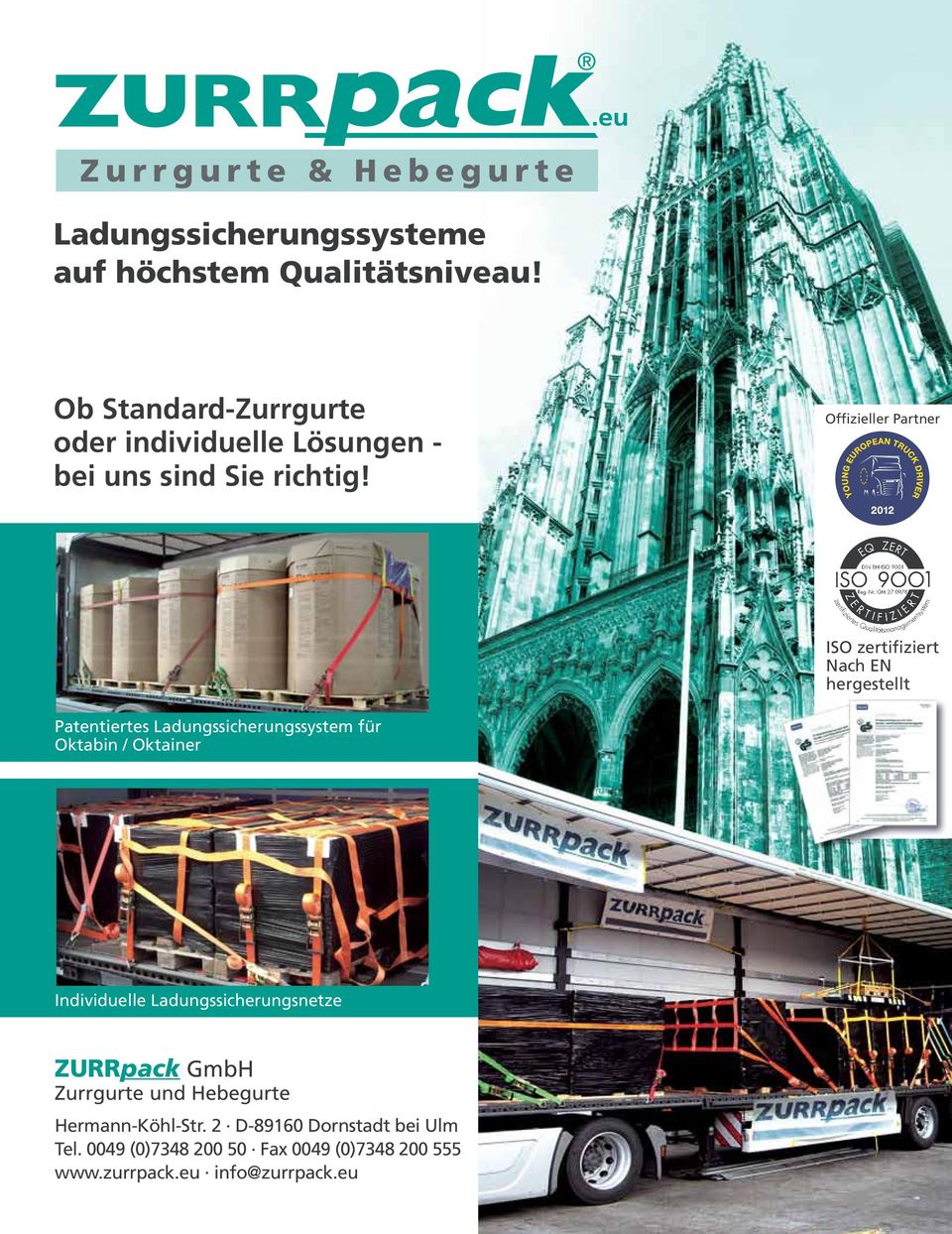 Offizieller Partner ISO zertifiziert Nach EN hergestellt Patentiertes Ladungssicherungssystem für Oktabin /