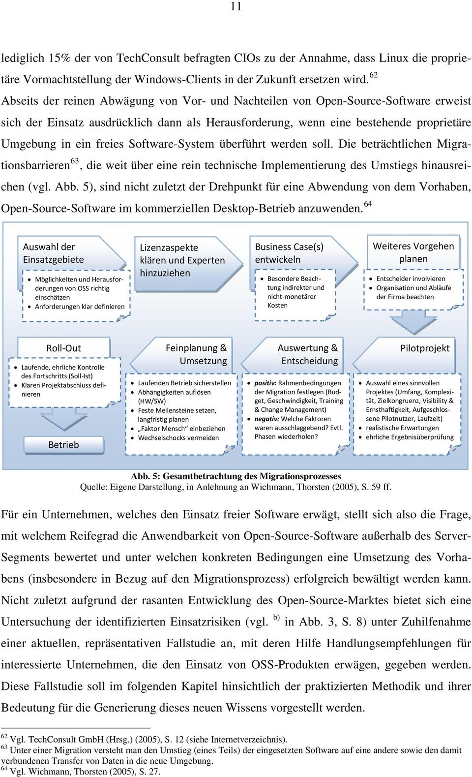 Software-System überführt werden soll. Die beträchtlichen Migrationsbarrieren 63, die weit über eine rein technische Implementierung des Umstiegs hinausreichen (vgl. Abb.