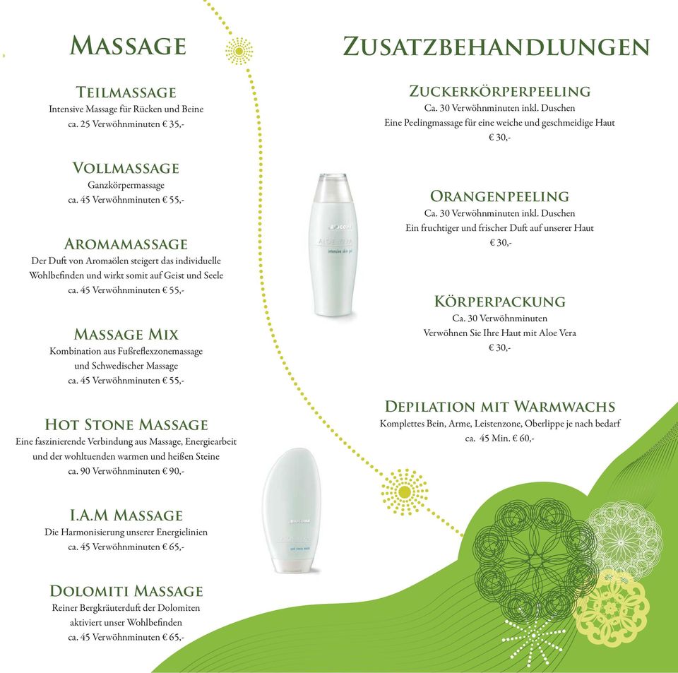 45 Verwöhnminuten 55,- Massage Mix Kombination aus Fußreflexzonemassage und Schwedischer Massage ca.