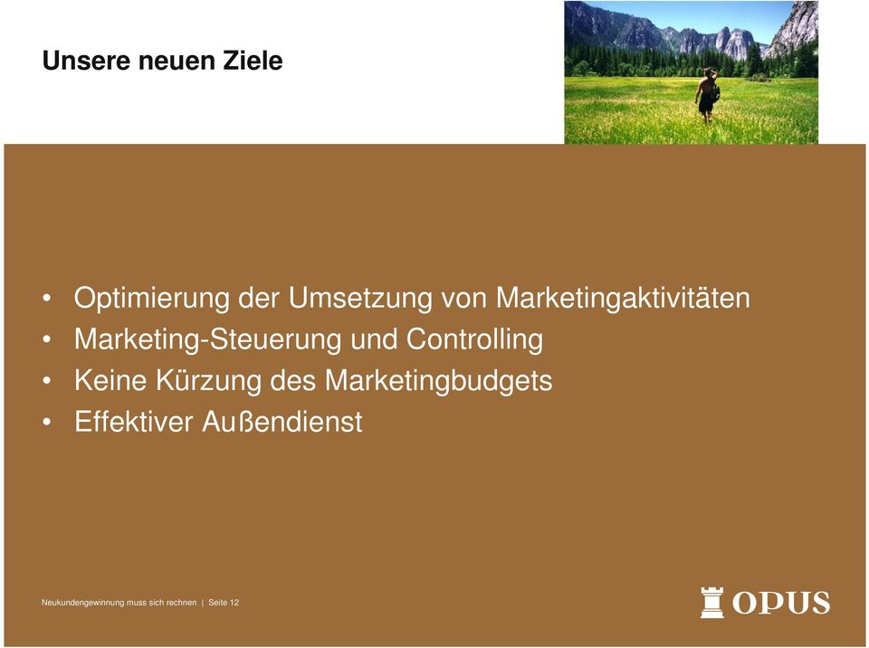 Controlling Keine Kürzung des Marketingbudgets