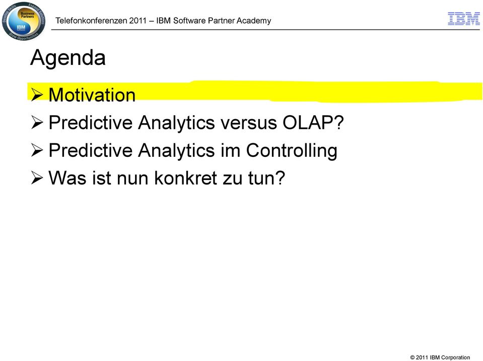 Predictive Analytics im