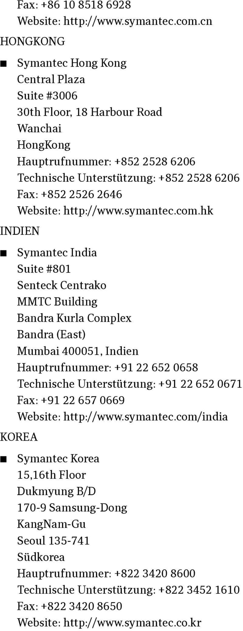 2646 Website: http://www.symantec.com.