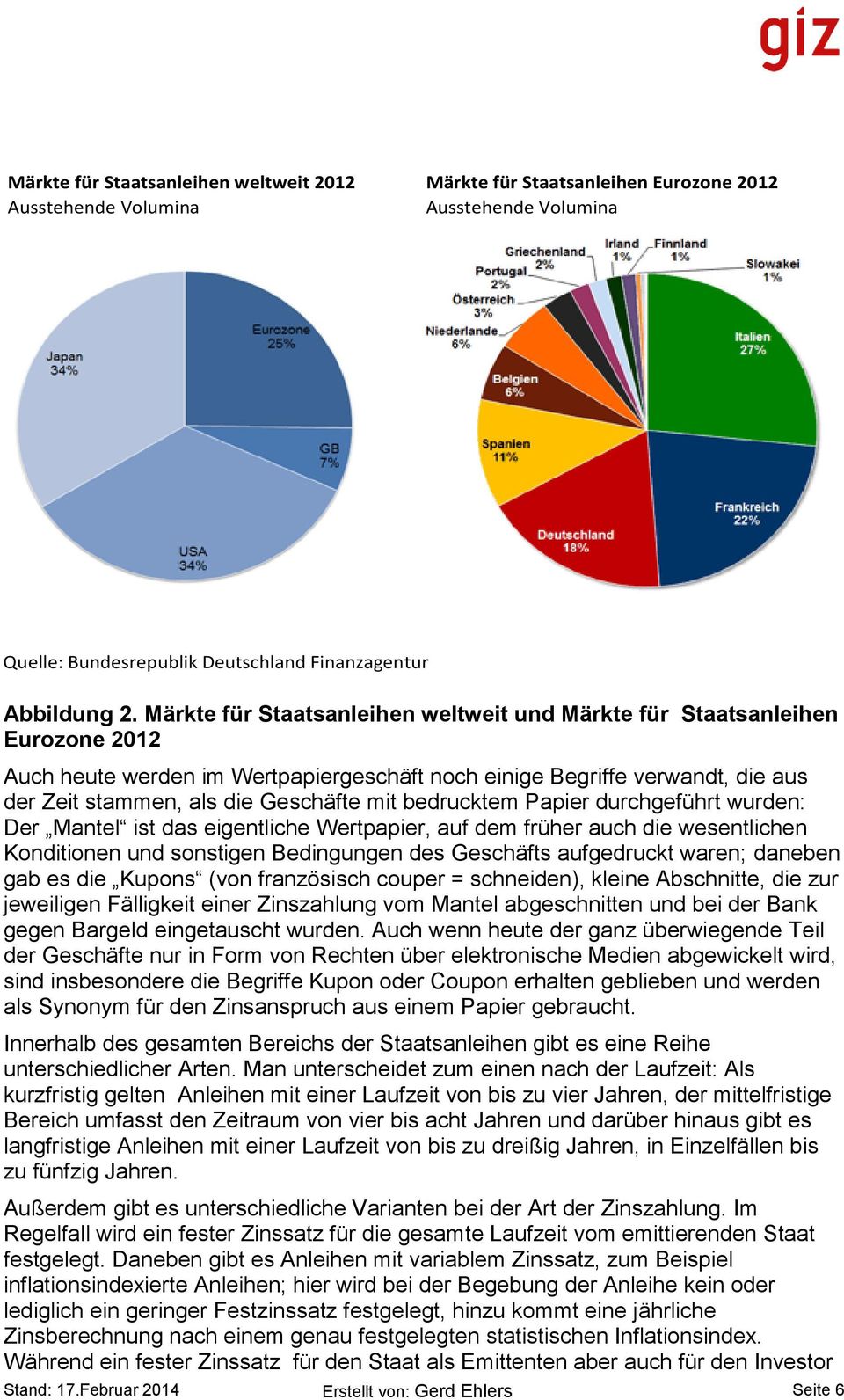 bedrucktem Papier durchgeführt wurden: Der Mantel ist das eigentliche Wertpapier, auf dem früher auch die wesentlichen Konditionen und sonstigen Bedingungen des Geschäfts aufgedruckt waren; daneben