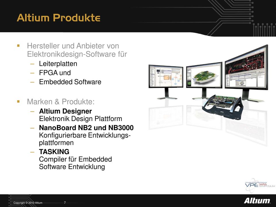 Elektronik Design Plattform NanoBoard NB2 und NB3000 Konfigurierbare
