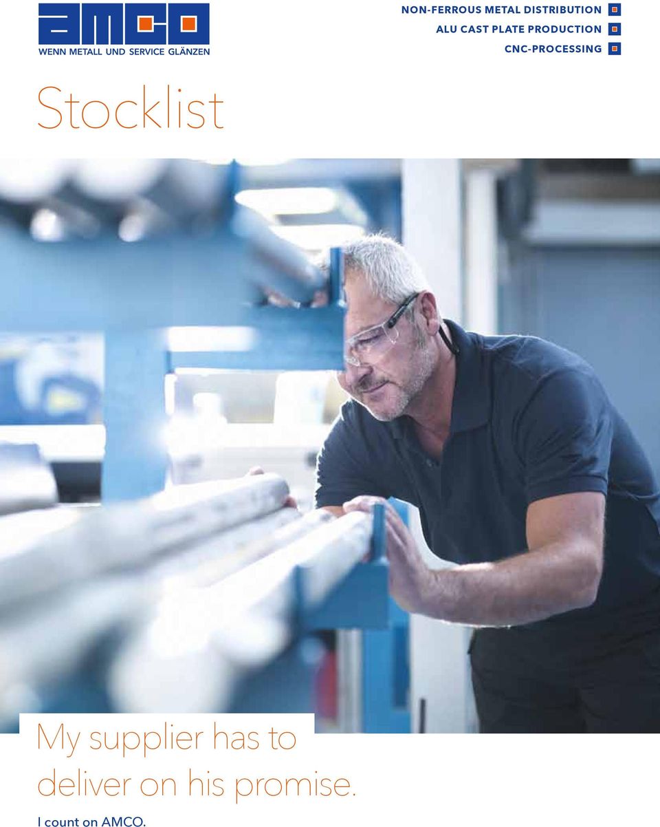 CNC-PROCESSING Stocklist My