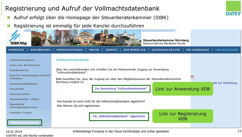 (StBK) Registrierung ist einmalig für jede Kanzlei