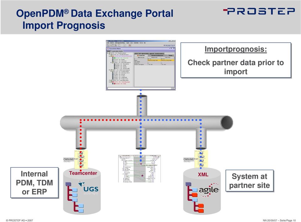 import Internal PDM, TDM or ERP Teamcenter XML