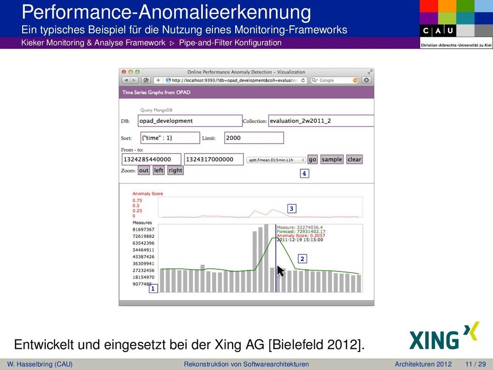 Konfiguration 4 3 Entwickelt und eingesetzt bei der Xing AG [Bielefeld 0]. W.