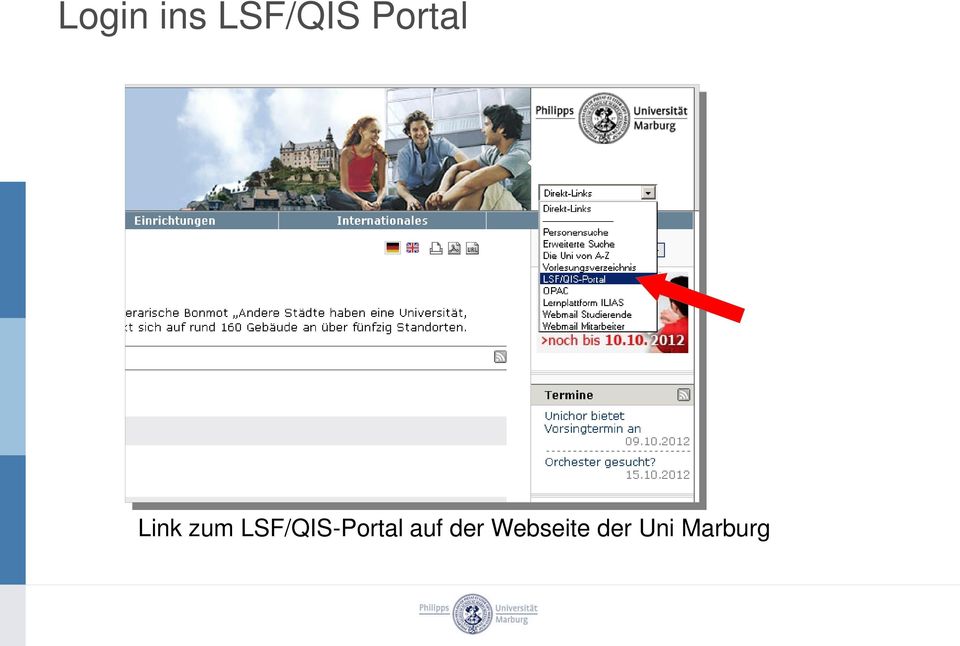 LSF/QIS-Portal auf
