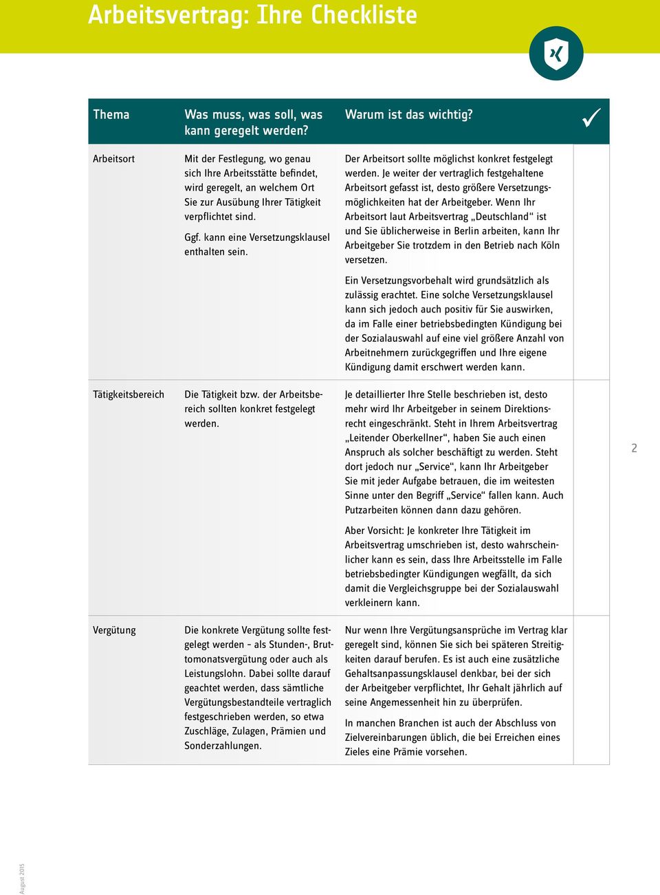 Je weiter der vertraglich festgehaltene Arbeitsort gefasst ist, desto größere Versetzungsmöglichkeiten hat der Arbeitgeber.