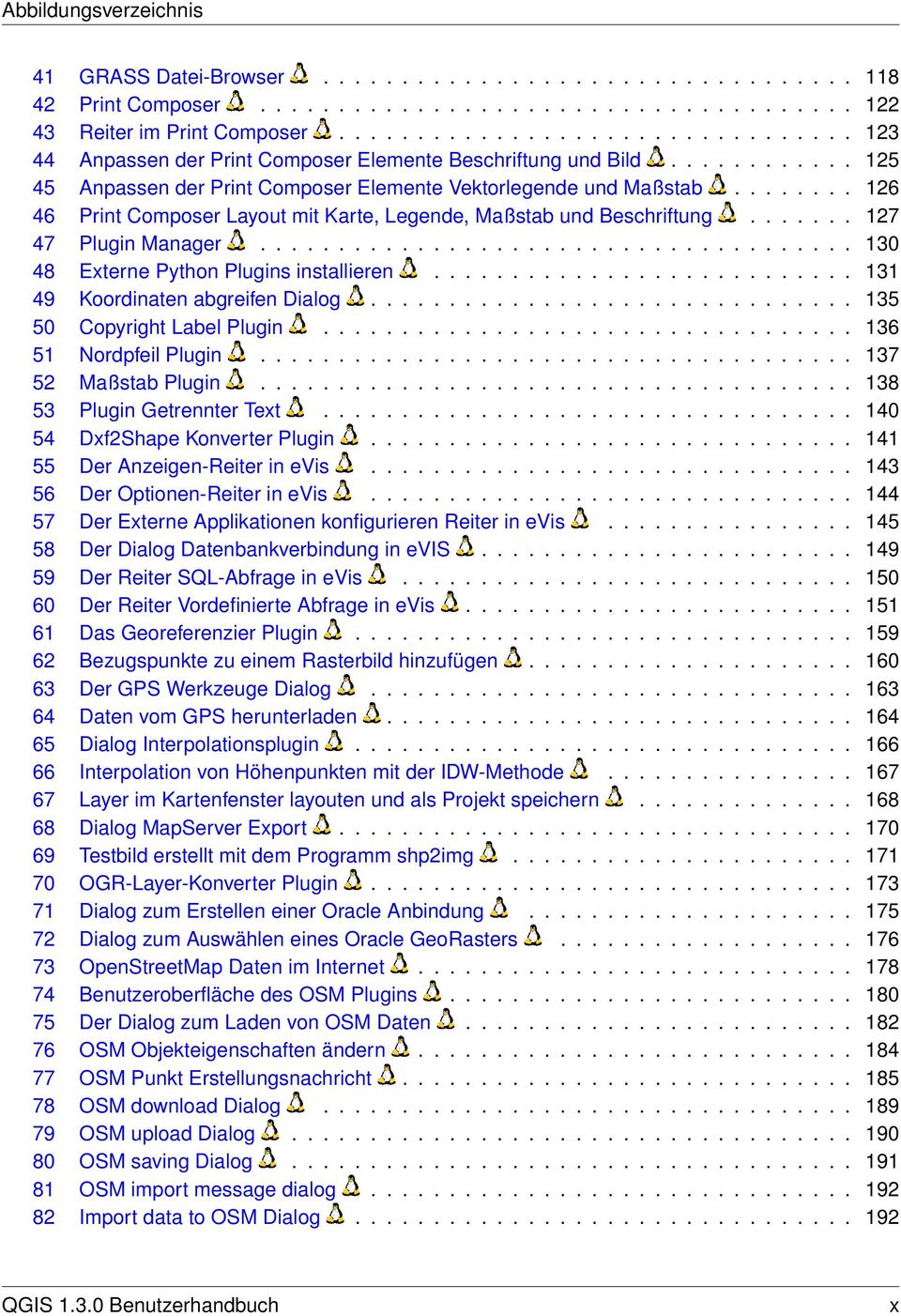 ....... 126 46 Print Composer Layout mit Karte, Legende, Maßstab und Beschriftung....... 127 47 Plugin Manager...................................... 130 48 Externe Python Plugins installieren.