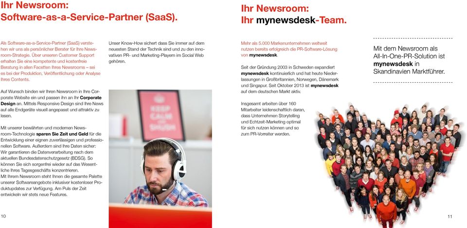 Auf Wunsch binden wir Ihren Newsroom in Ihre Corporate Website ein und passen ihn an Ihr Corporate Design an.
