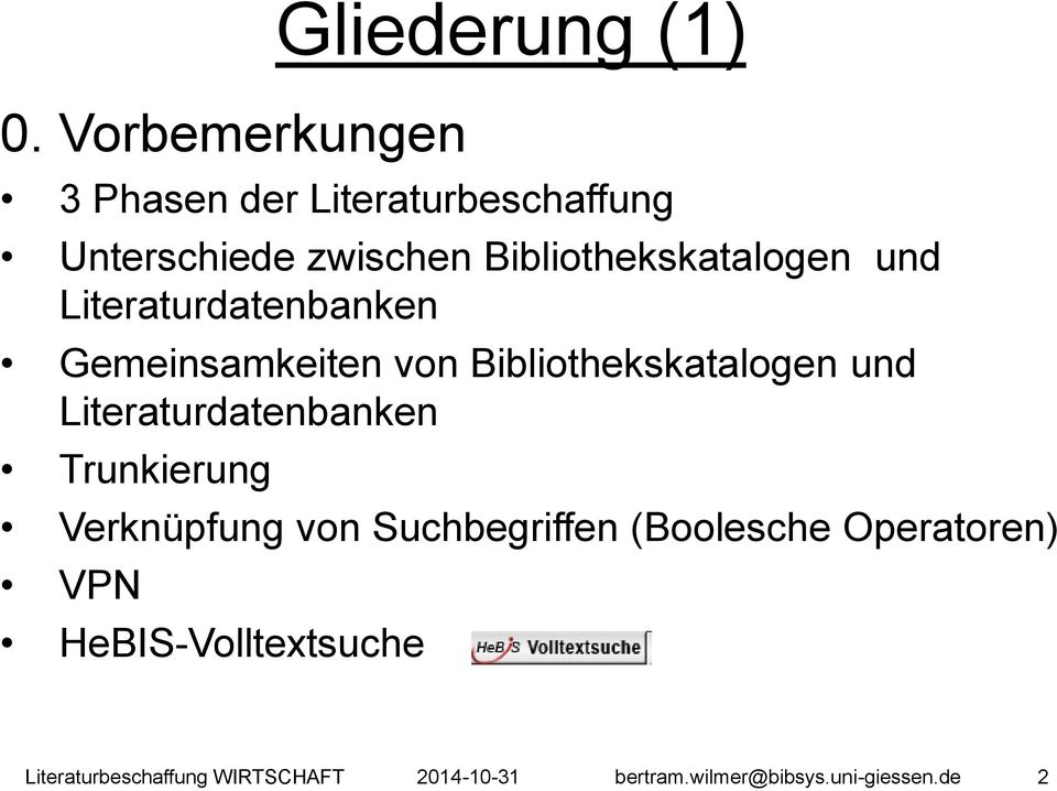 Gemeinsamkeiten von Bibliothekskatalogen und Literaturdatenbanken